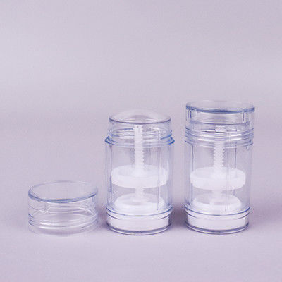 comprar Contenedor de bastón de desodorante transparente Contenedores de desodorante reciclables 30g 50g 75g con relleno en el fondo online manufacture