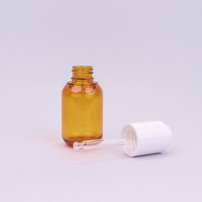 comprar Botellas ambar PETG de plástico de gotero para ojos de 30 ml con gotero blanco para sueros capilares online manufacture