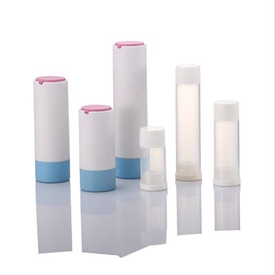 comprar Botella sin aire Impresión personalizada Botella de plástico sin aire Cuidado personal Botella de bomba de lujo sin aire online manufacture