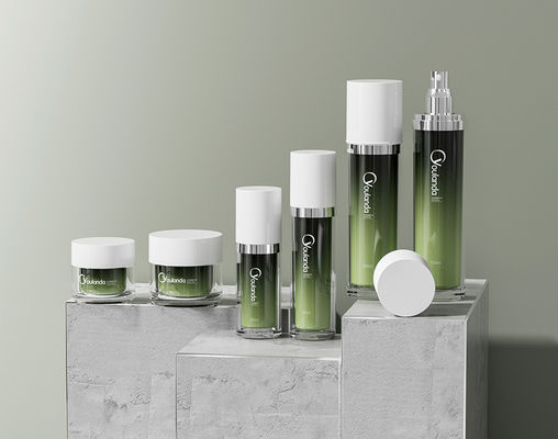 30 ml 50 ml 120 ml Acrílico Frasco de Crema Facial y Botella de Loción Conjunto Botella de Embalaje Cosmético