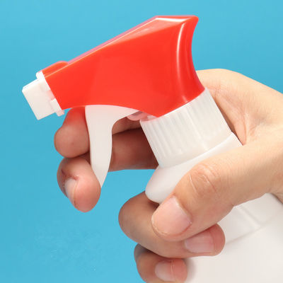 28/410 Pulverizador de disparo resistente a ácidos de baja potencia para botellas de pulverización con candado infantil
