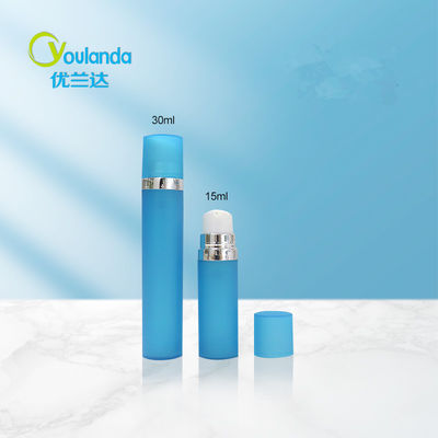 Loción portátil de PP Botellas de bomba sin aire reutilizables Contenedor de loción portátil 15ml 30ml 50ml