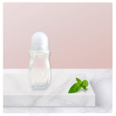 OEM ODM botellas de vidrio de rodillo de rollo en la botella de desodorante de cristal claro contenedor