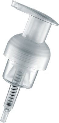 Botas de la bomba de loción transparente sin aire de plástico de espuma de 0.8cc para jabón