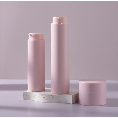 Contenedores de belleza vacíos recargables vacíos intercambiables Conjunto de botellas de loción sin aire a prueba de fugas