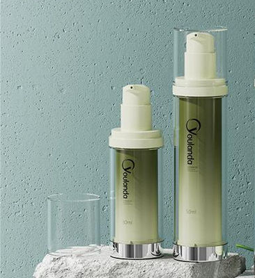 Loción de reemplazo Botella de plástico sin aire Frascos de crema facial para productos para el cuidado de la piel 3pcs