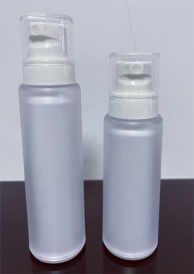 Flasca de spray para el cabello de niebla fina semitransparente helada 100 ml 120 ml Spray de niebla continua ultra fina para el cuidado del cabello
