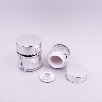 Exquisito frasco cosmético acrílico de 30g 50g para crema para ojos con color personalizado