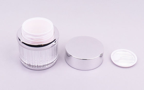 Exquisito frasco cosmético acrílico de 30g 50g para crema para ojos con color personalizado