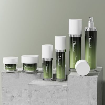 30 ml 50 ml 120 ml Acrílico Frasco de Crema Facial y Botella de Loción Conjunto Botella de Embalaje Cosmético