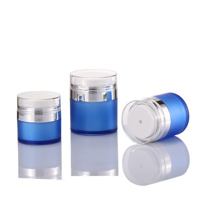 15 ml 30 ml 50 ml PP Centrar fuera Jar Crema facial Jar Vacío Contenedor cosmético sin aire