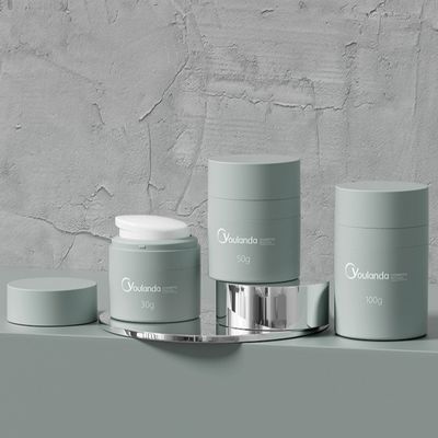 Envases de crema cosmética sin aire de PP Contenedor vacío para crema 30ml 50ml 100ml YLD04A