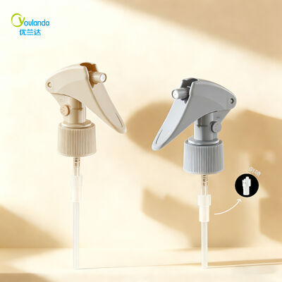 Mini pulverizador de gatillo de fábrica con bloqueo de botón para pulverizador de agua para el cabello, atomizador de mano, mini gatillo, bombas pulverizadoras de niebla fina de aceite