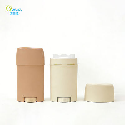 Envases de deodorantes de plástico de plástico antiperspirantes para el embalaje cosmético
